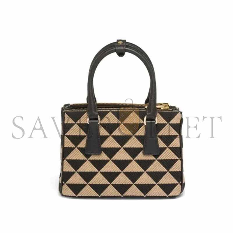 PRADA SYMBOLE EMBROIDERED MINI BAG 1BA906 (20*14.5*9.5cm) 